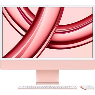 APPLE iMac (2023) M3 - All-in-One PC (24 ", 256 GB SSD, Pink)