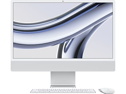 APPLE iMac (2023) M3 - Ordinateur tout-en-un (24 ", 512 GB SSD, Silver)
