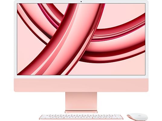 APPLE iMac (2023) M3 - All-in-One-PC (24 ", 256 GB SSD, Pink)