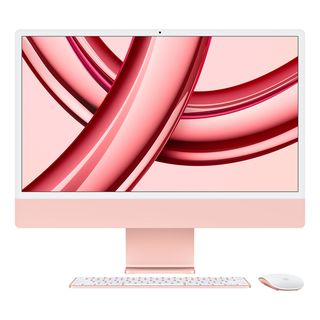 APPLE iMac (2023) M3 - Ordinateur tout-en-un (24 ", 512 GB SSD, Pink)