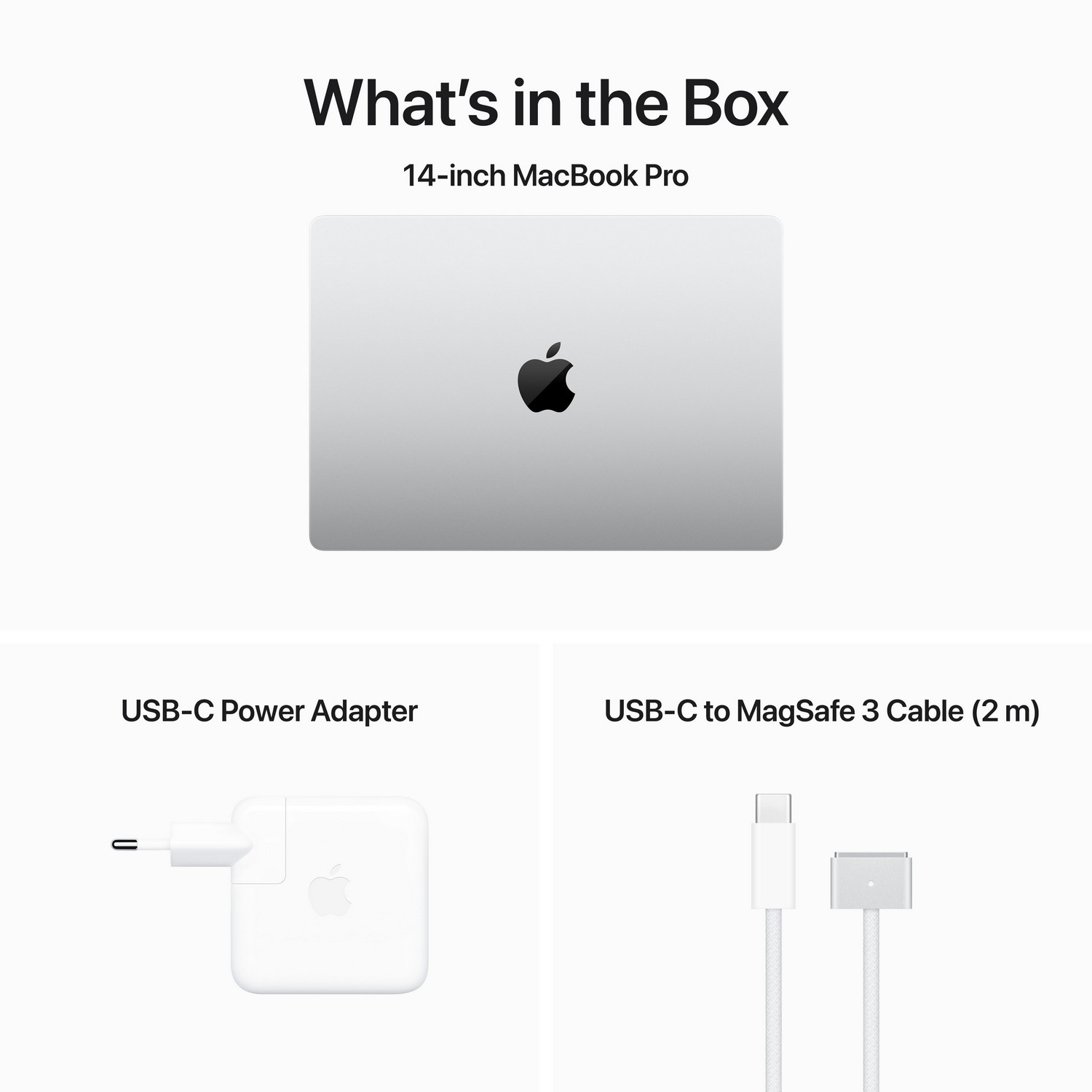 APPLE MacBook Pro 14" M3 1 TB Silver 2023 QWERTY (MR7K3)