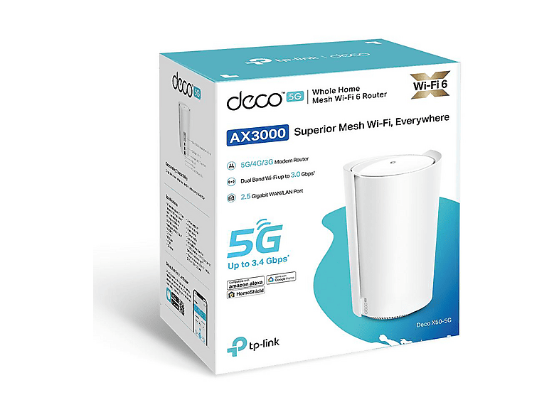 TP-LINK Deco X50-5G AX3000 Mesh WiFi 6 Gateway; Router — Foto 5 von 5