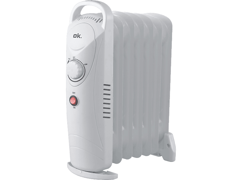 REACONDICIONADO Seminuevo Muy bueno Radiador - ok. ORO 51724 ES, 700W, 7 elementos, Termostato regulable, Protección sobrecalentamiento, Blanco
