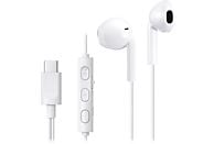 Auriculares de botón - JVC HA-FR17UC, USB-C, Cable 1.2 m, Micrófono integrado, Blanco