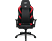 L33T E-Sport Pro Excellence, L - Chaise de jeu (Noir/Rouge)