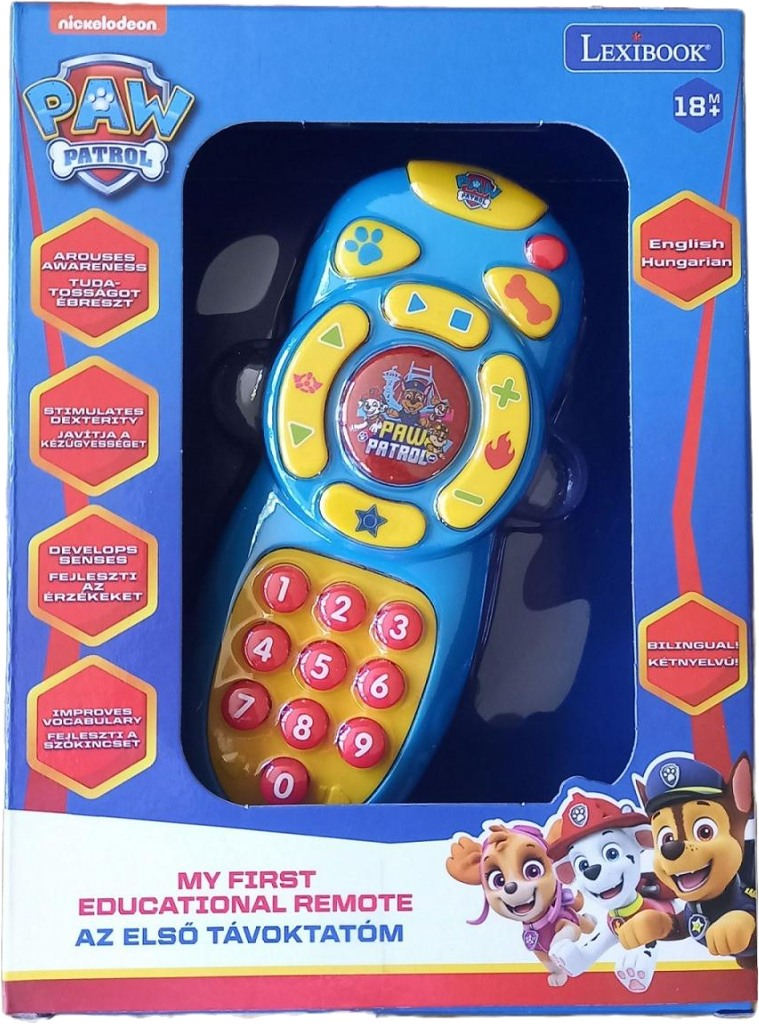 LEXIBOOK Magyar/Angol nyelvű beszélő oktató távirányító Mancs Őrjárat (LEX-PS230PAi9)