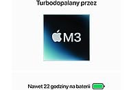 Laptop APPLE MacBook Pro 14 M3/8GB/512GB SSD/10C GPU/macOS Gwiezdna Szarość MTL73ZE/A