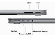 Laptop APPLE MacBook Pro 14 M3/8GB/512GB SSD/10C GPU/macOS Gwiezdna Szarość MTL73ZE/A