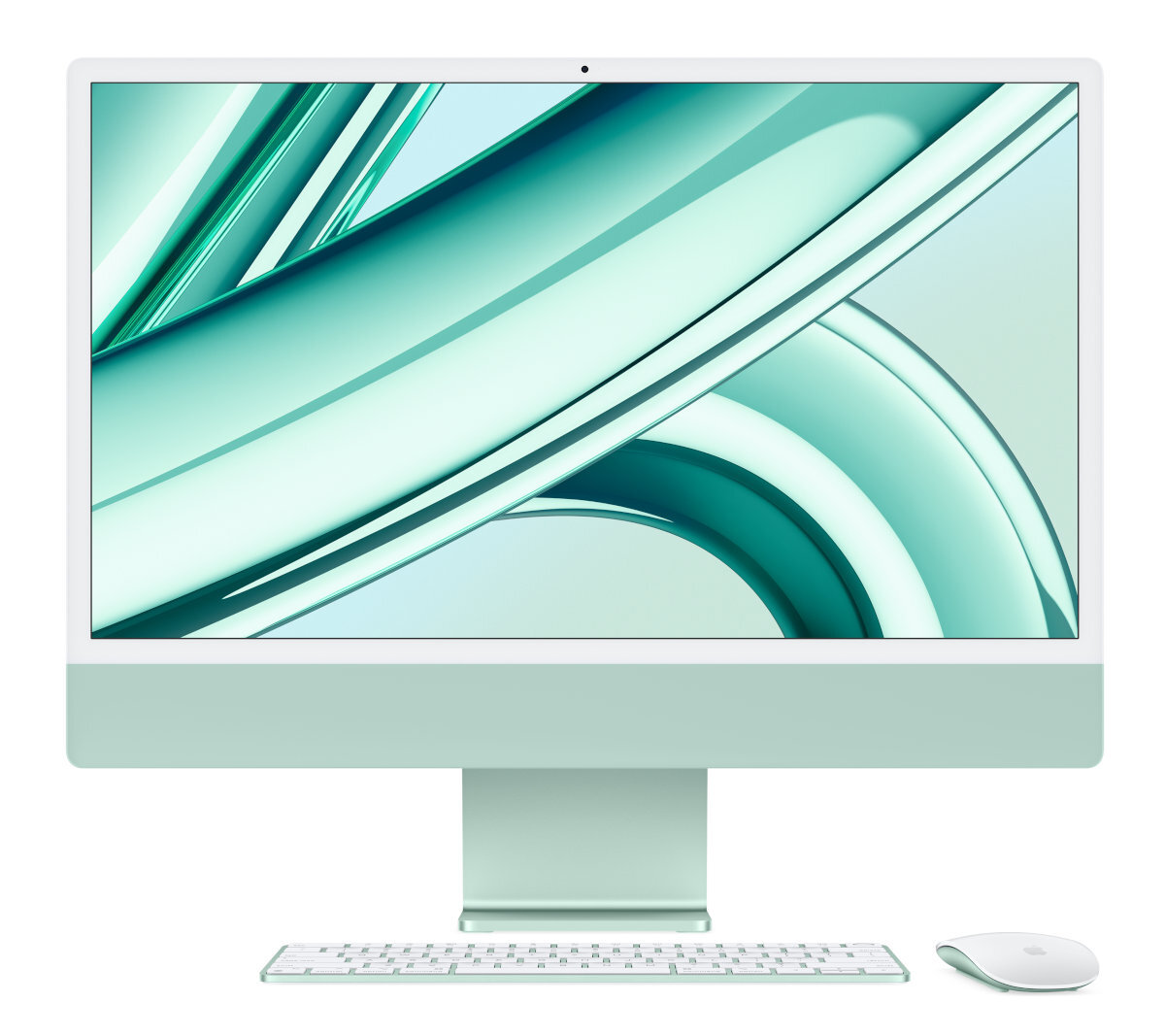 Komputer All-in-One APPLE iMac 24 Retina 4.5K M3/8GB/256GB SSD/8C GPU/macOS Zielony MQRA3ZE/A