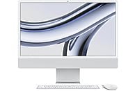 Komputer All-in-One APPLE iMac 24 Retina 4.5K M3/8GB/256GB SSD/10C GPU/macOS Srebrny MQRJ3ZE/A