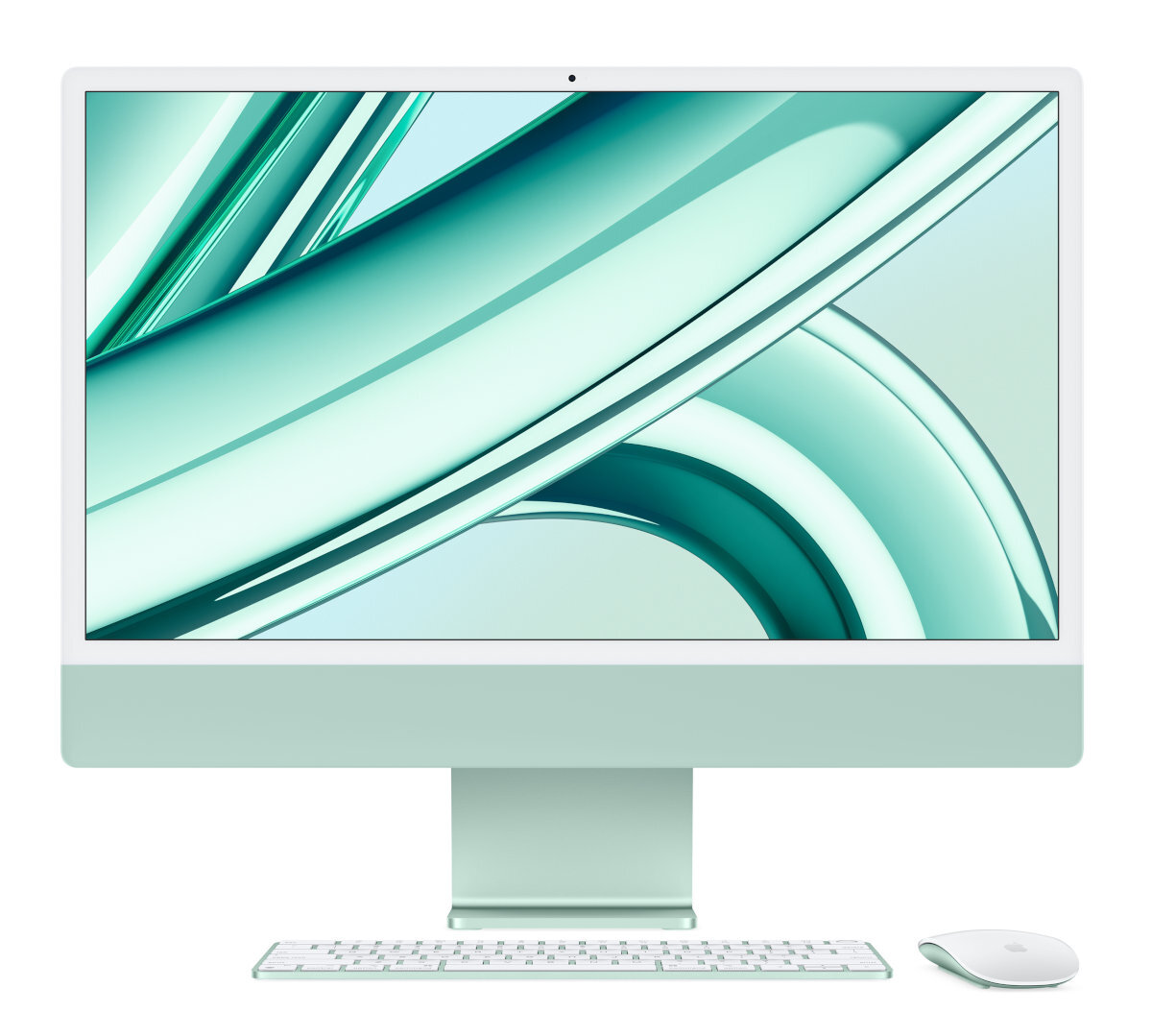 Komputer All-in-One APPLE iMac 24 Retina 4.5K M3/8GB/256GB SSD/10C GPU/macOS Zielony MQRN3ZE/A