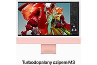 Komputer All-in-One APPLE iMac 24 Retina 4.5K M3/8GB/512GB SSD/10C GPU/macOS Różowy MQRU3ZE/A