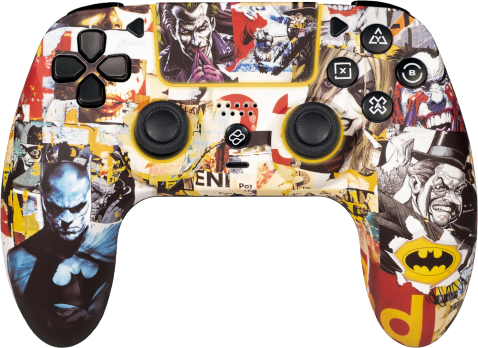 FR-TEC DC Comics - Batman vezeték nélküli kontroller (PlayStation 4, PC)