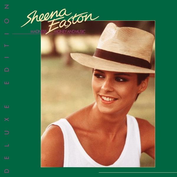 Sheena Easton album borítója, mosolyog kalapban, zöld háttér.