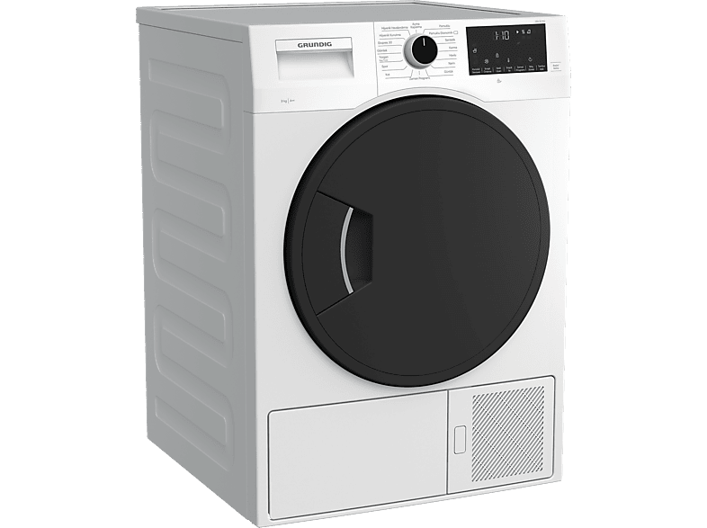 GRUNDIG GDH 92 PKS A++ Enerji Sınıfı 9 kg Isı Pompalı Kurutma Makinesi Beyaz_1