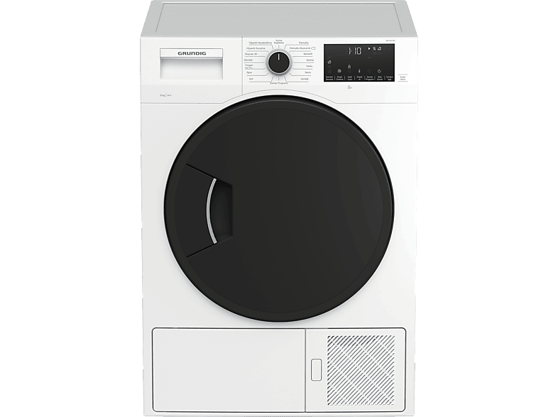 GRUNDIG GDH 92 PKS A++ Enerji Sınıfı 9 kg Isı Pompalı Kurutma Makinesi Beyaz