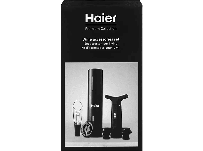 HAIER Şarap Aksesuarları USB Şarj Cihazlı Set