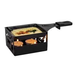 NOUVEL Mini Raclette Panorama - Raclette a candele (Nero)