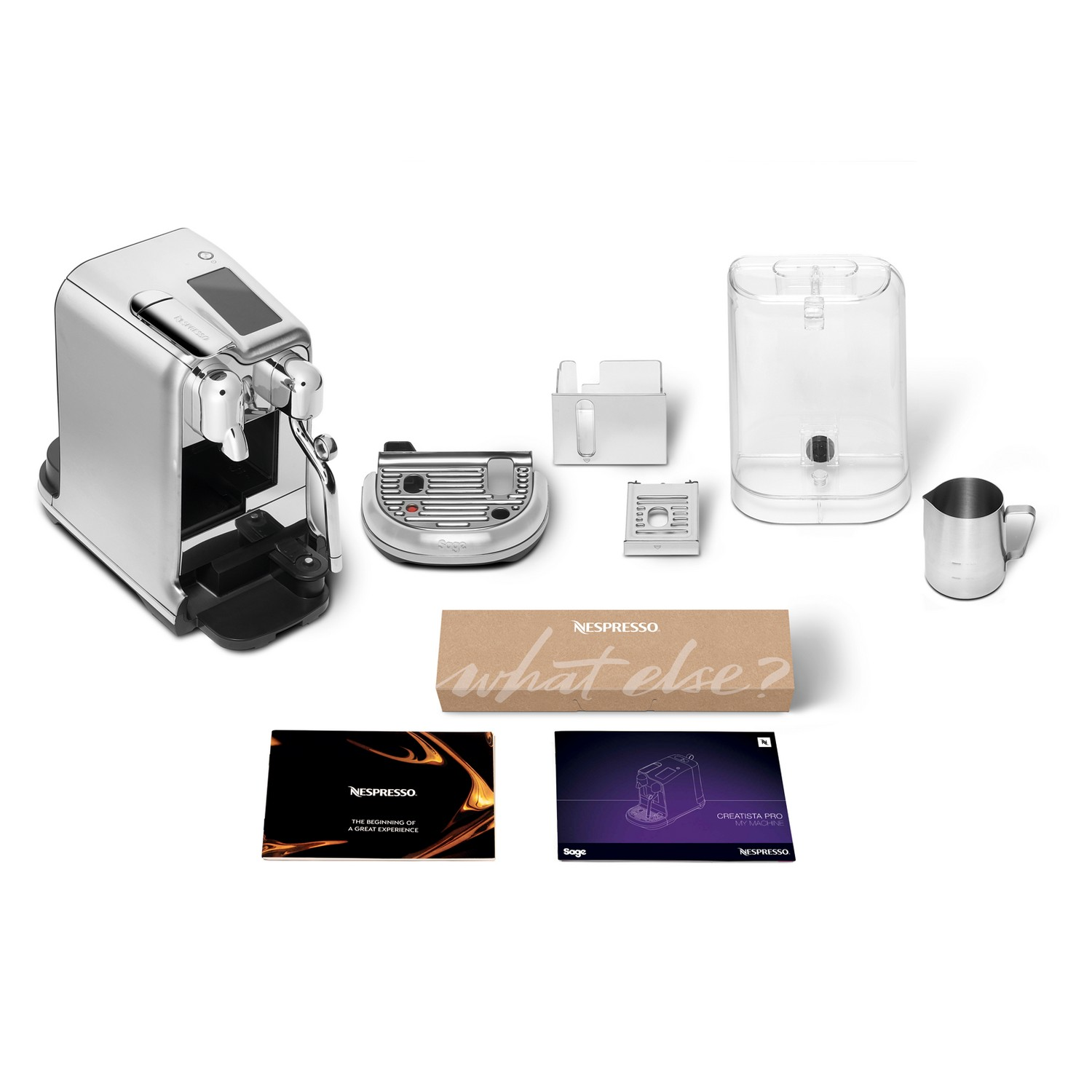 SAGE  Creatista Pro (SNE900BSS4ENL1) - Capsulemachine - Met Melk functie - Zilver