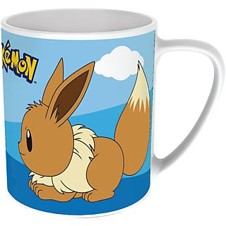 JOOJEE Pokémon: Pikachu + Evoli - Tasse (Mehrfarbig)