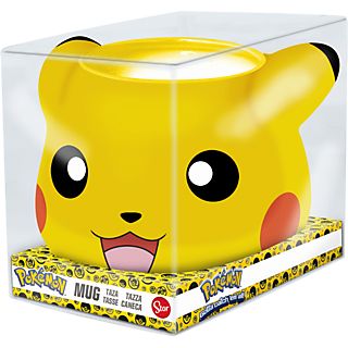 JOOJEE Pokemon: Pikachu 3D - Tazza (Giallo/Rosso/Nero)