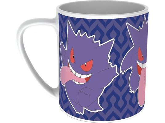 JOOJEE Pokémon: Ectoplasma - Tasse (Violet/Blanc/Rouge)
