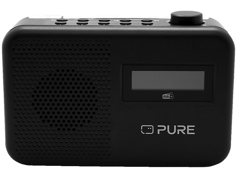 PURE Elan One² DAB+ Radio, DAB, DAB+, FM, Bluetooth, Charcoal DAB+