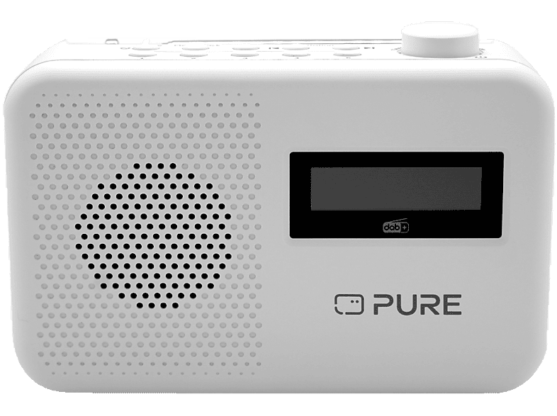 PURE Elan One² DAB+ Radio, DAB, DAB+, FM, Bluetooth, Cotton White DAB+ ...