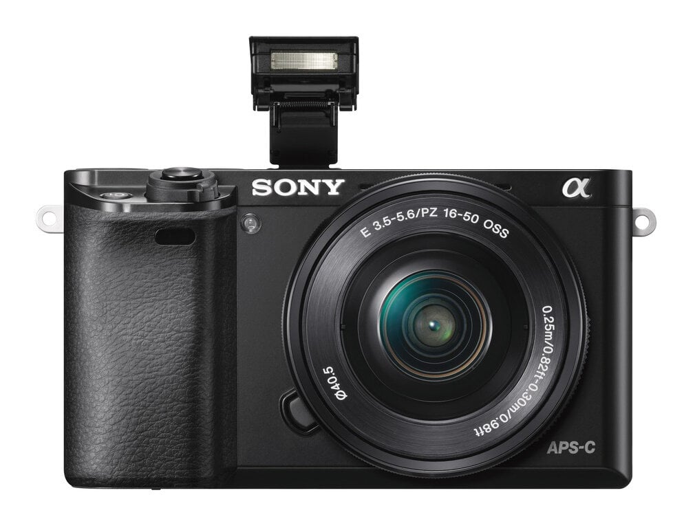 Aparat SONY Alpha A6000 (ILCE-6000) + obiektywy 16 - 50 mm i 55 - 210 mm Czarny