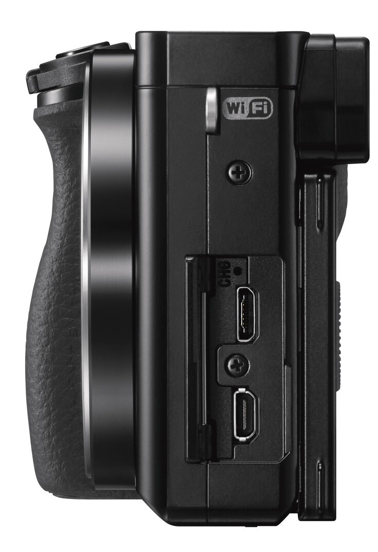 Aparat SONY Alpha A6000 (ILCE-6000) + obiektywy 16 - 50 mm i 55 - 210 mm Czarny