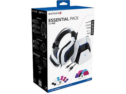Zestaw akcesoriów GIOTECK Essential Pack do PS5