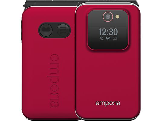 EMPORIA JOY - LTE (4G)
 - Téléphone mobile à clapet (Rouge)
