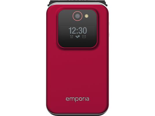 EMPORIA JOY-LTE (4G)
 - Téléphone à clapet (rouge)