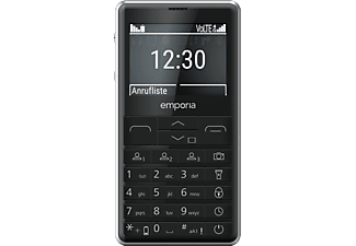 emporia Prime LTE Téléphone portable pour seniors 4G sans contrat Écran 2,31 Noir