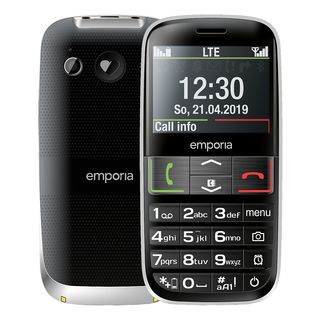 EMPORIA ACTIVE.4G - Telefono cellulare (nero/argento)