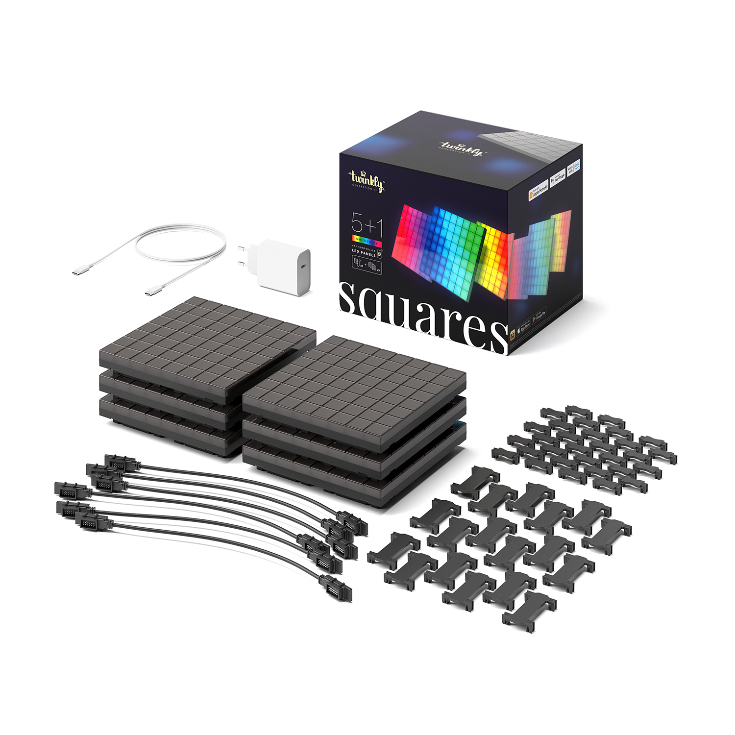 Pannelli Luminosi Twinkly Squares Starter KIT