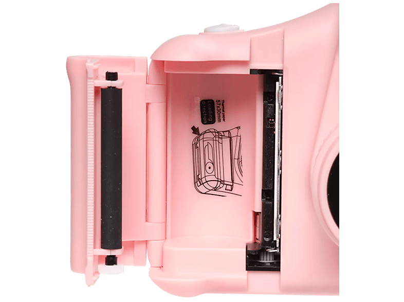 Denver KPC-1370P Pink Blau Kinder-Kamera mit Thermodruckfunktion, 3 Rollen Papier und 64GB Micro-SD Karte — Foto 3 von 5