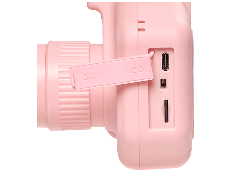 Denver KPC-1370P Pink Blau Kinder-Kamera mit Thermodruckfunktion, 3 Rollen Papier und 64GB Micro-SD Karte — Foto 4 von 5