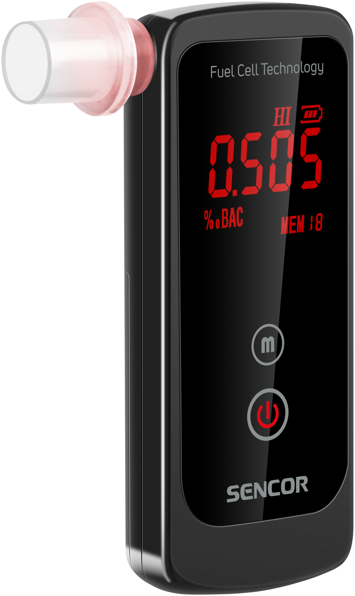 SENCOR SCA BA40FC Alkoholszonda, fekete