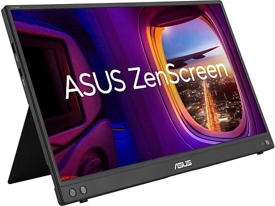 ASUS ZenScreen MB16AHV - Portabler Monitor, 15.6 ", Full-HD, 60 Hz, Schwarz