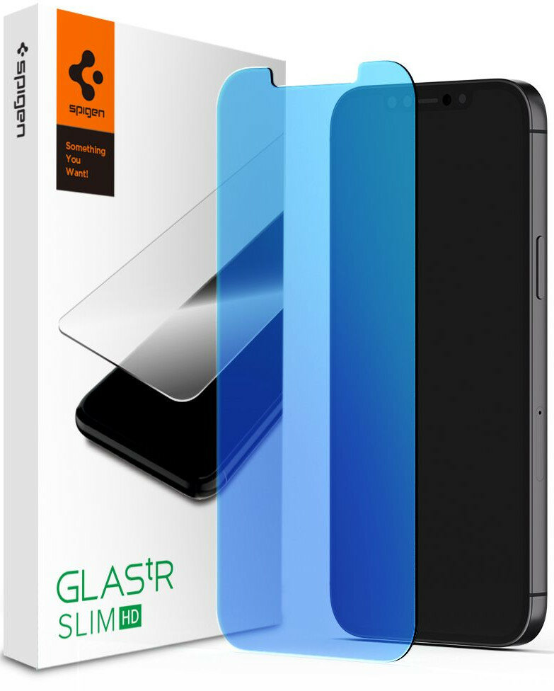 Szkło ochronne SPIGEN Glas tR Antiblue HD(1Pack) do iPhone 12/12 Pro