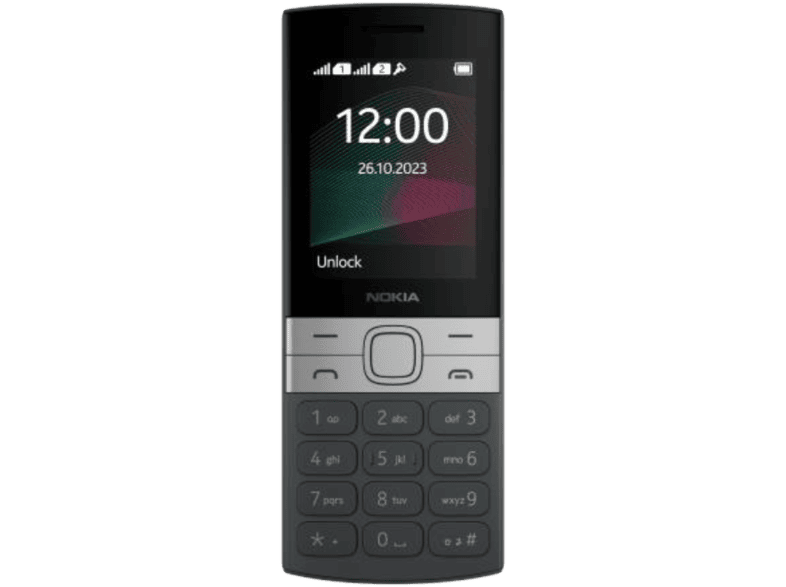 NOKIA 150 2023 DualSIM Fekete K rtyaf ggetlen Mobiltelefon