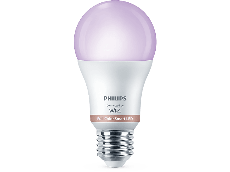 Bombilla inteligente  Philips Smart LED, 8,5 W (Eq. 60 W) A60 E27, Luz  Blanca y de Colores, Wi-Fi, Con tecnología SpaceSense