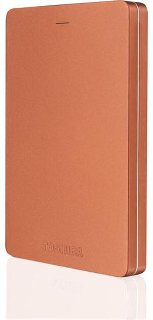 Dysk zewnętrzny TOSHIBA Canvio Alu 1 TB Metaliczny Czerwony