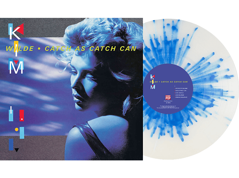 Kim Wilde - Catch As Can (Clear With Blue Splatter Vinyl) (Vinyl LP (nagylemez))