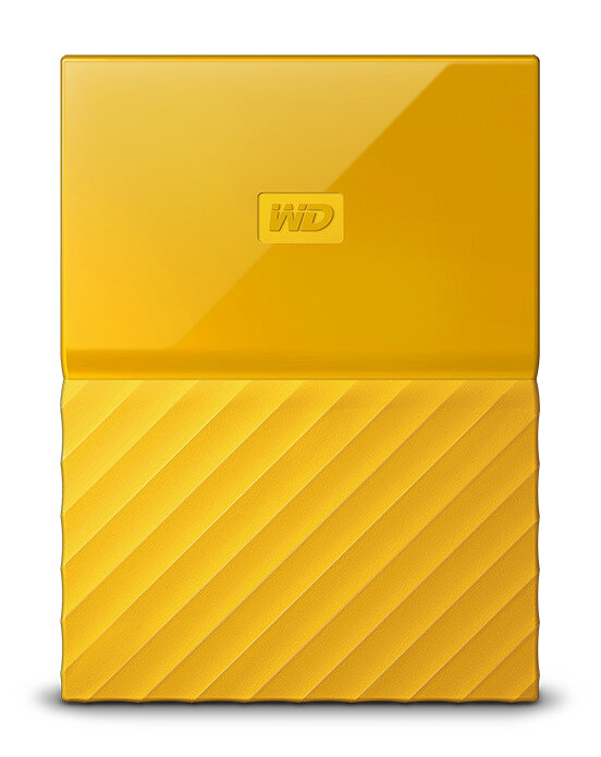 Dysk zewnętrzny WD My Passport 1TB Żółty WDBYNN0010BYL-WESN
