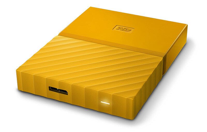 Dysk zewnętrzny WD My Passport 1TB Żółty WDBYNN0010BYL-WESN