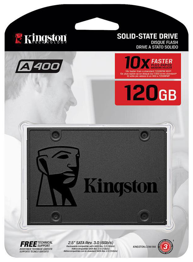 Dysk SSD KINGSTON A400 120 GB SA400S37/120G