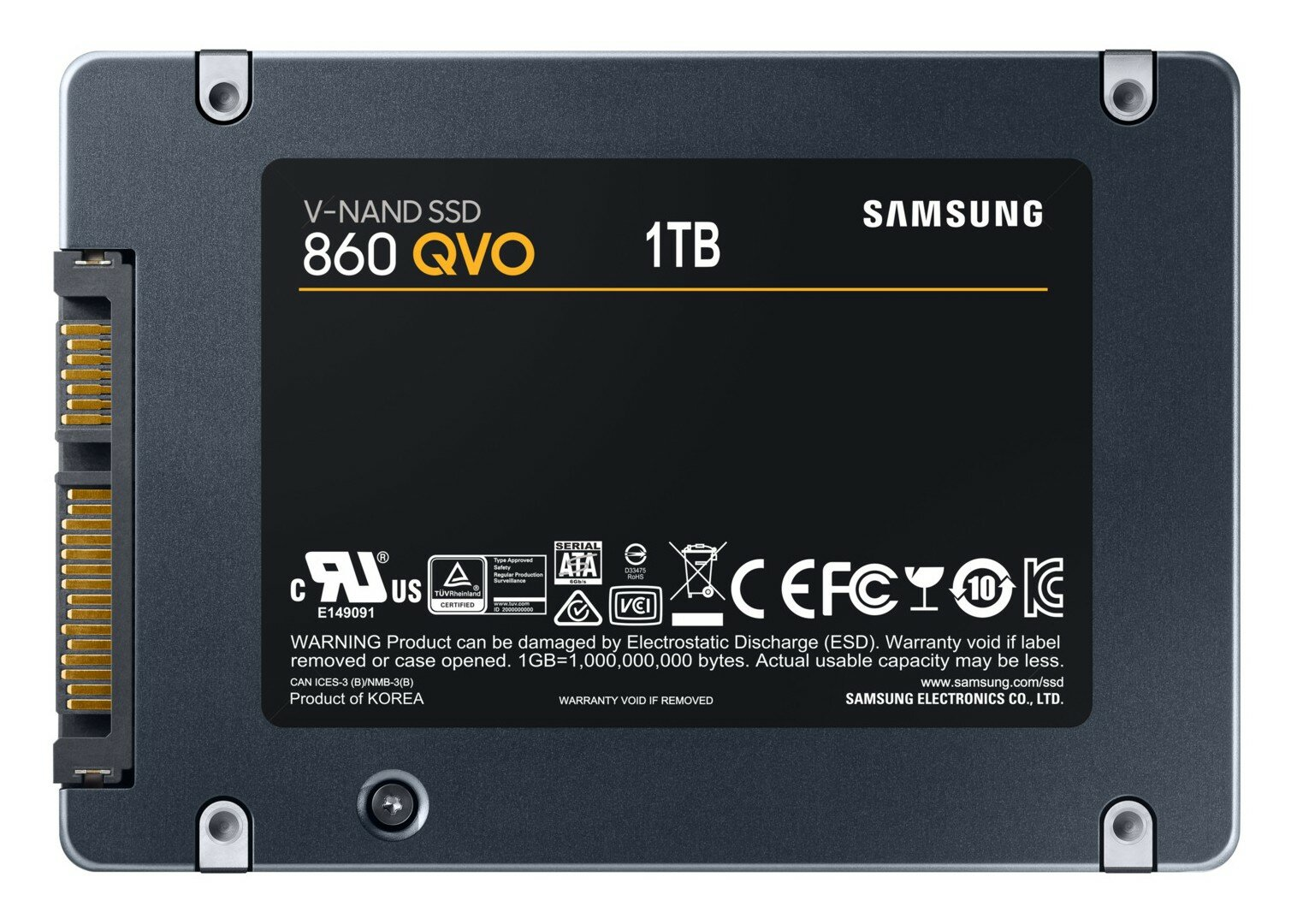 Dysk SSD SAMSUNG 860 QVO SATA III 2.5 cala 1TB MZ-76Q1T0BW