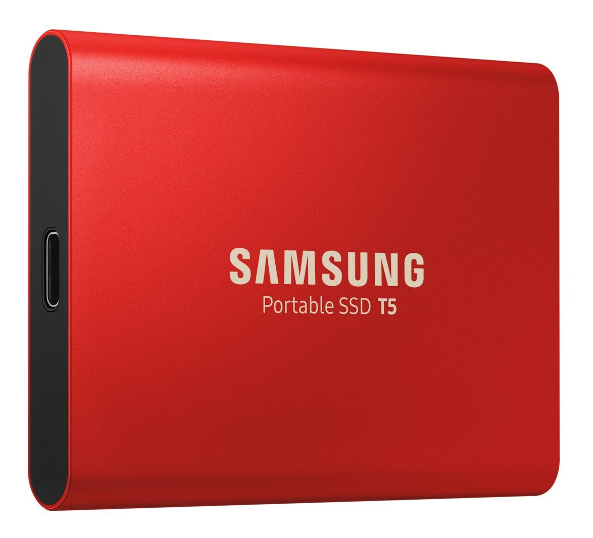 Zewnętrzny dysk SSD SAMSUNG T5 500GB Czerwony MU-PA500R/EU